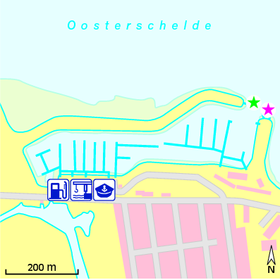 Karte Marina W.S.V. Noord Beveland