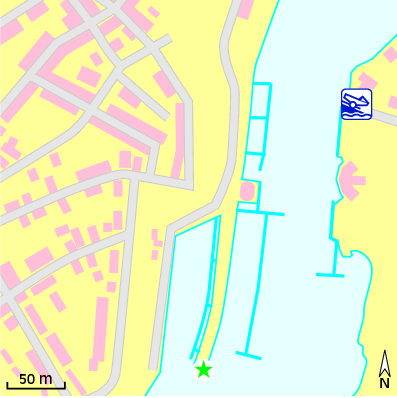 Karte Marina W.S.V. De Kogge