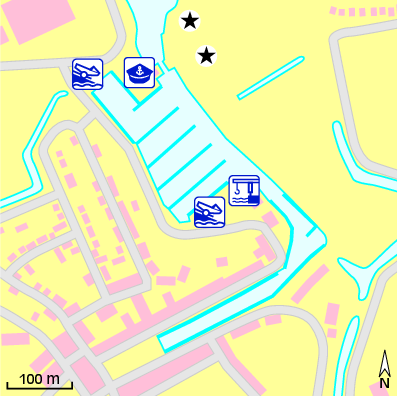 Karte Marina Gemeentehaven  Brouwershaven
