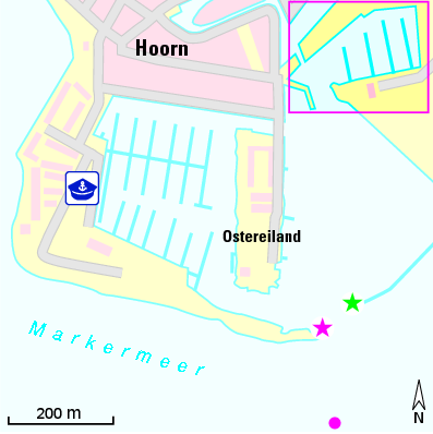 Karte Marina W.S.V. Hoorn