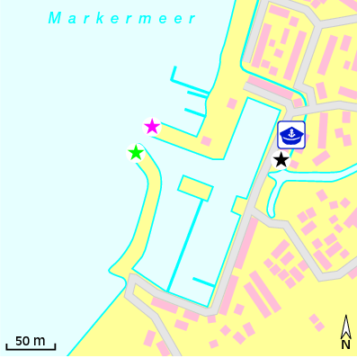 Karte Marina Marken