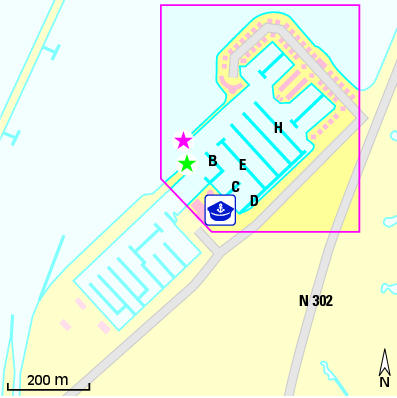 Karte Marina DEKO Marine