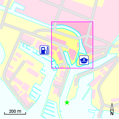 Karte Marina Haven en Sluis Bedrijf