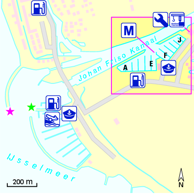 Karte Marina Marina Stavoren