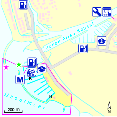 Karte Marina Marina Stavoren Buitenhaven