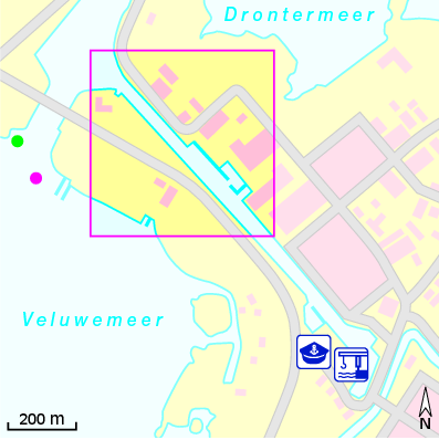 Karte Marina Jachtcenter Elburg