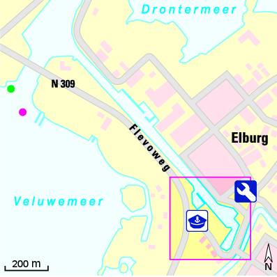 Karte Marina Gemeente Jachthaven
