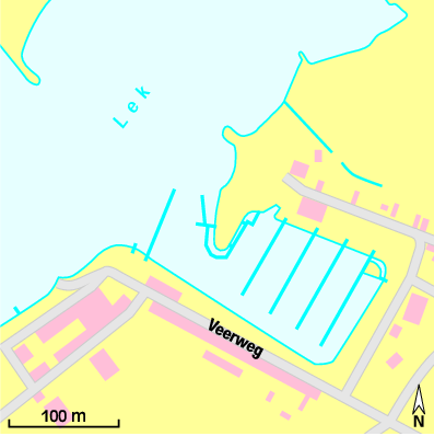 Karte Marina Jachthaven De Helling