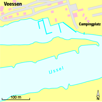 Karte Marina Jachthaven Ĳsselzicht