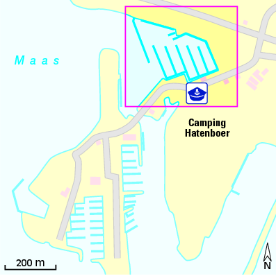 Karte Marina Jachthaven Hatenboer