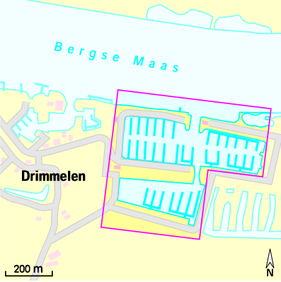 Karte Marina Biesbosch Marina Drimmelen
