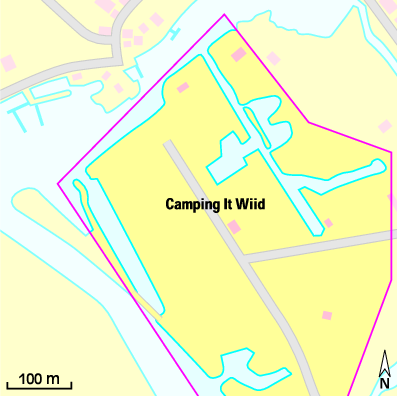 Karte Marina Camping It Wiid
