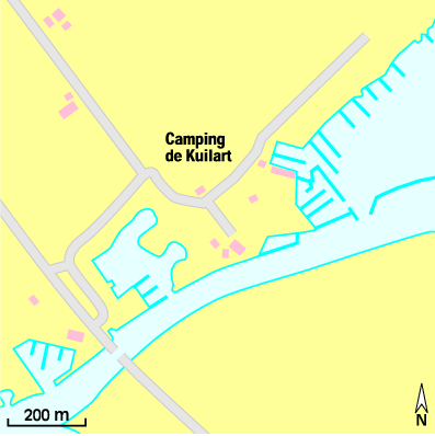 Karte Marina Camping de Kuilart