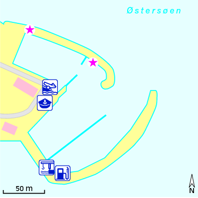Karte Marina Abbekås Hamn