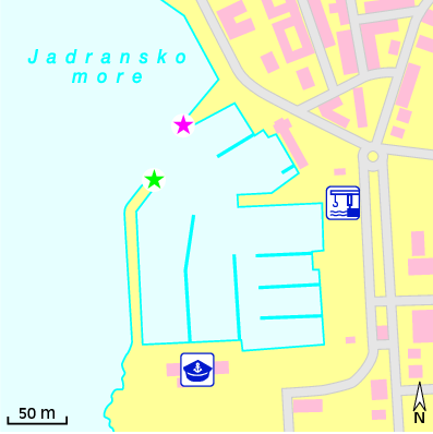 Karte Marina Marina Poreč