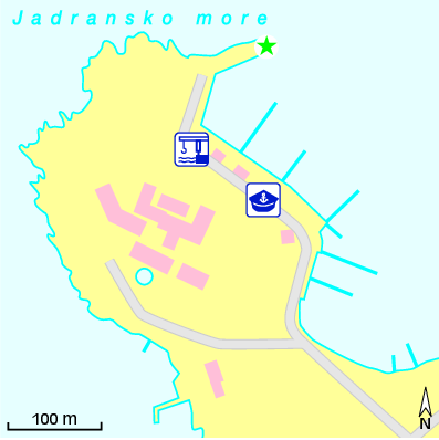 Karte Marina Marina Parentium