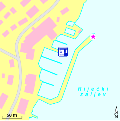 Karte Marina Marina Admiral