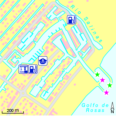 Karte Marina Marina d’Empuriabrava