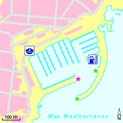 Karte Marina Port Esportiu Marina Palamós