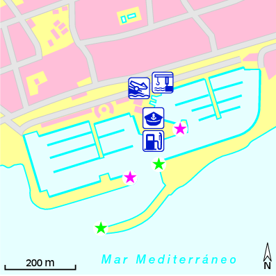 Karte Marina Port el Masnou