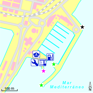 Karte Marina Port Esportiu Tarragona