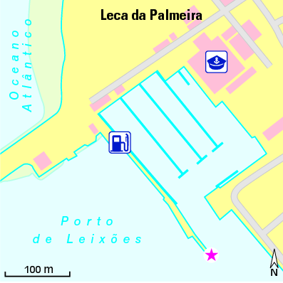 Karte Marina Marina Porto Atlântico Leixões