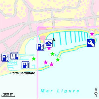Karte Marina Portosole