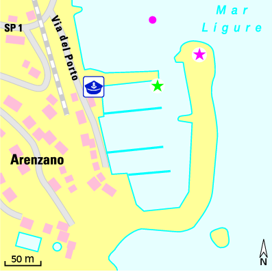 Karte Marina Porto di Arenzano