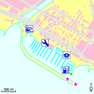 Karte Marina Porto Turistico di Lavagna