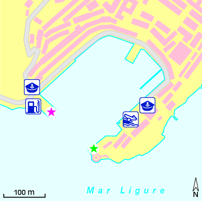 Karte Marina Darsena Medicea Portoferráio