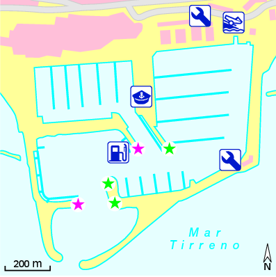 Karte Marina Marina di Nettuno