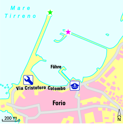 Karte Marina Porto di Forio