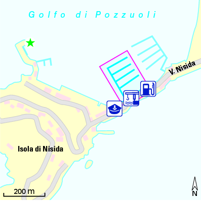 Karte Marina Porticciolo di Nisida/ Onda Azzurra