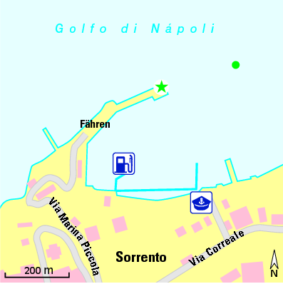 Karte Marina Co.Port Sorrento