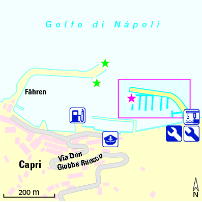 Karte Marina Marina Grande