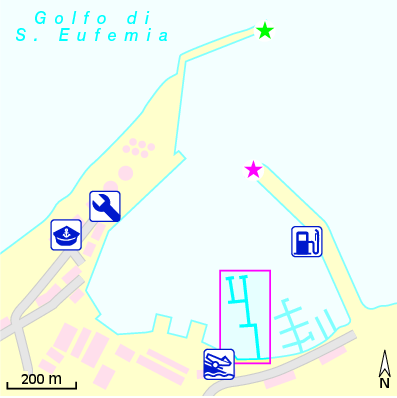 Karte Marina Marina Stella del Sud