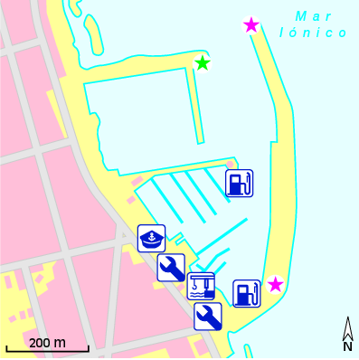 Karte Marina Marina di Riposto