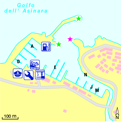 Karte Marina Porto Turistico di Castelsardo