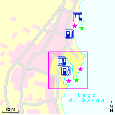 Karte Marina Marina di Bogliaco
