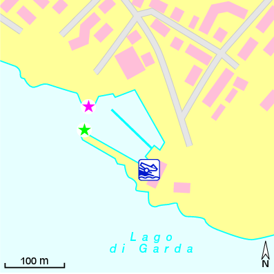 Karte Marina Porto San Nicolò