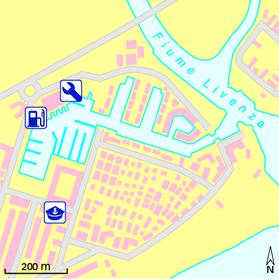 Karte Marina Marina 4
