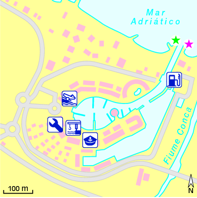 Karte Marina Portoverde