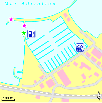 Karte Marina Marina Dorica