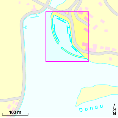 Karte Marina Sportboothafen Untermühl