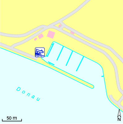 Karte Marina Motoryachtclub Steyregg