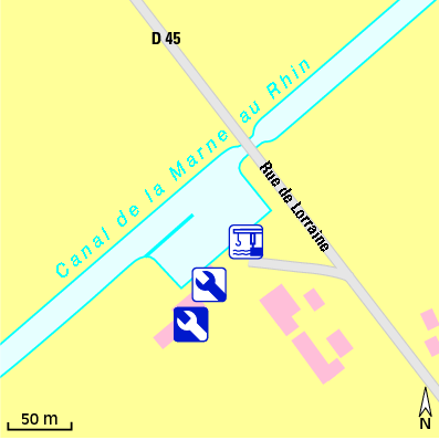 Karte Marina Marina Niderviller