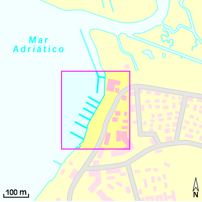 Karte Marina Marina di Portobaseleghe