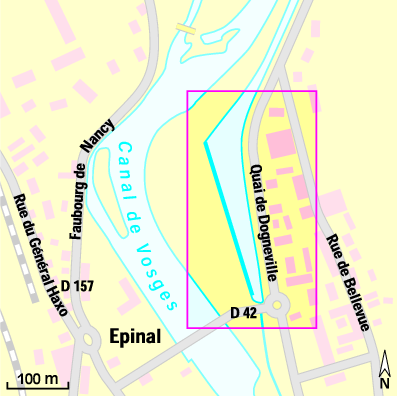 Karte Marina Port Epinal