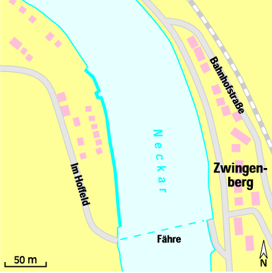 Karte Marina Motor-Yacht-Club Neckar e.V.