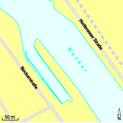 Karte Marina Haßmersheimer Bootsverein